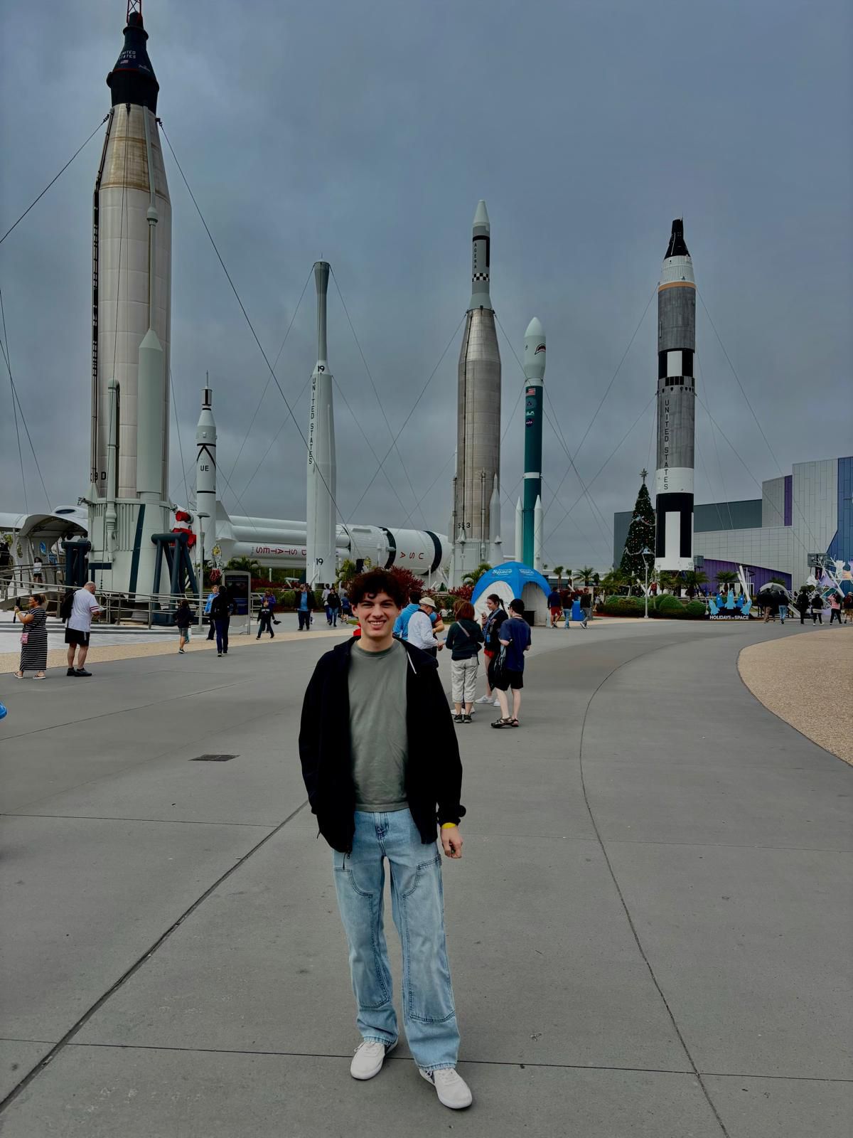 Matias at Kennedy Space Center